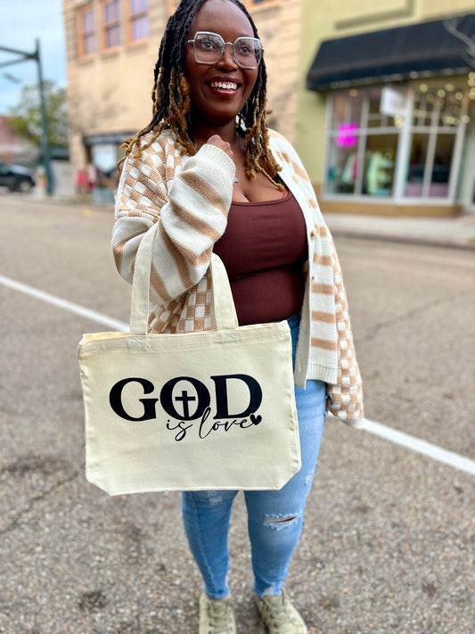 “God is Love” Tote